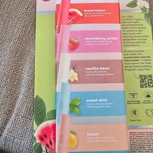 eos Organic Lip Balm 9 Pack Natural Shea Butter Assorted Flavors USDA